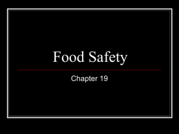 Food Safety - MDC Faculty Home Pages