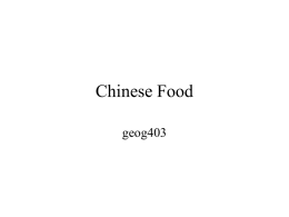 Chinese Food - Cal State LA