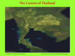 The Cuisine of Thailand