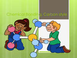Chemical Bonding, Carbon style