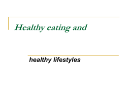 Healthy eating and - young