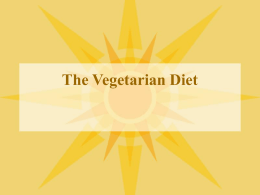 Vegetarian Notes