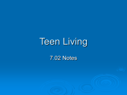Teen Living