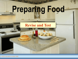 Preparing Food R&T