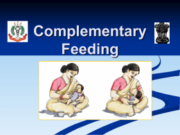Complementary Feeding - ManipurHealthServices