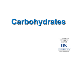 Carbohydrates and dental health