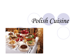 Polish Cuisine - comenius