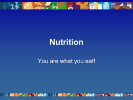 Nutrition - Alvin ISD