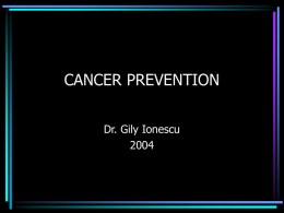 dietary guidelines for cancer prevention