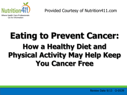 Food Components That May Prevent Cancer