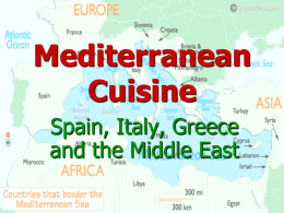 Mediterranean Cuisine - Canon