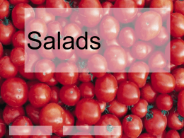 Salads Power Point salads