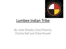 Lumbee Indian Tribe