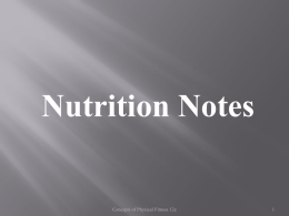 16 - Nutrition