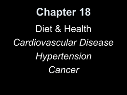 Cardiovascular Disease, Hypertension, Cancer