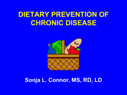 Connor-Diet and Chronic Disease