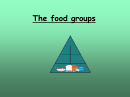 The food groups