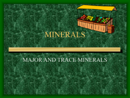 minerals ppt