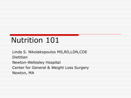 Nutrition 101 - Newton