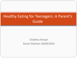 to view Healthy Eating for Teenagers
