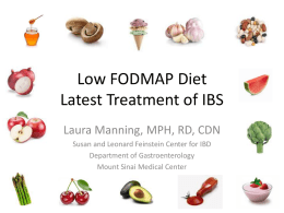 Low FODMAP Diet - Latest Treatment of IBS