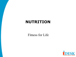 Website Nutrition Power Point