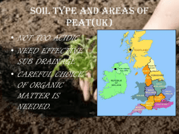 soil type and areas of peat(uk) - British Council Schools Online