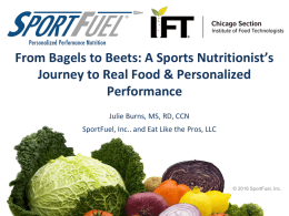From Bagels to Beets: A Sports Nutritionist*s Journey to Real Food