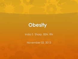 Obesity Presentation