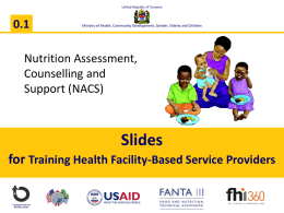 Nutrition Assessment, Counselling and Support (NACS)