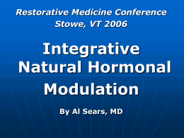 Natural Hormones, Stowe UT 2006