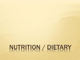 Nutrition / Dietary - Effingham County Schools