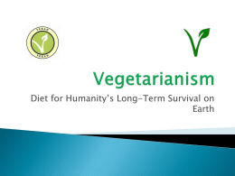 Vegetarianism - Fine Folks Forum