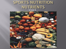 sports nutrition - davis.k12.ut.us