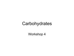 Carbohydrates - docauknutrigenomics