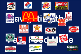 Fast food powerpoint