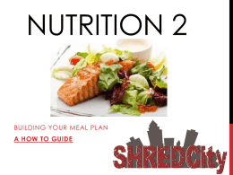 Shred Advance/Elite Nutrition Presentation 2