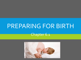 Preparing for Birth