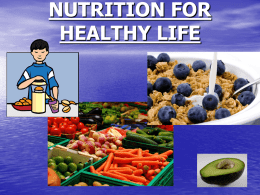 Nutrition Lesson / Microsoft PowerPoint 97