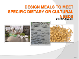 PPT_Design_meals_to_meet_specific_dietary