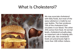 Cholesterol Buster: Lose Weight