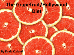 The Grapefruit/Hollywood Diet