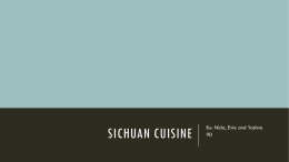 Sichuan cuisine - Evie`s groupx