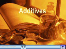 What are Additives?