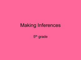 Making Inferencesx
