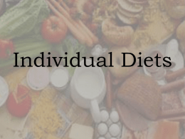 Individual Diets