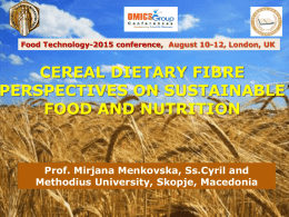 cereal dietary fibre perspective