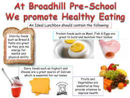 An Ideal Lunchbox - Broadhill Pre