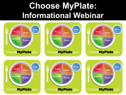MyPlate Theme #1 - WVU Family Nutrition Program