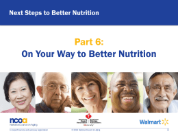 Next Steps to Better Nutrition - ncoa.org